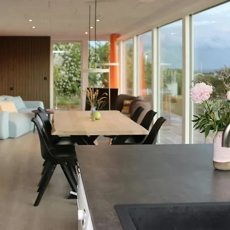 Family With Panoramic View Of Aarhus Bay * Knebel