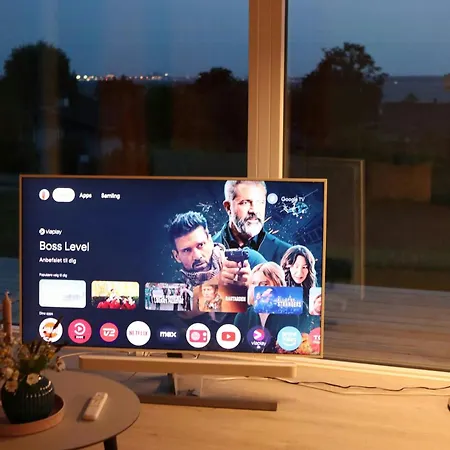 Family With Panoramic View Of Aarhus Bay *