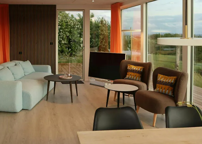 Family With Panoramic View Of Aarhus Bay 펜션