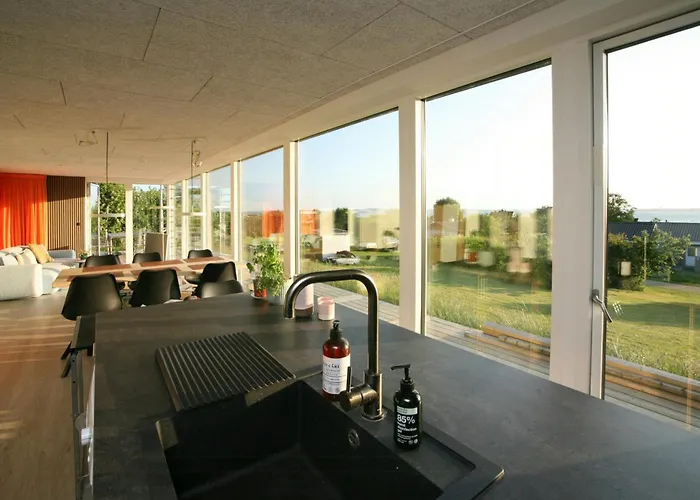 Family With Panoramic View Of Aarhus Bay *