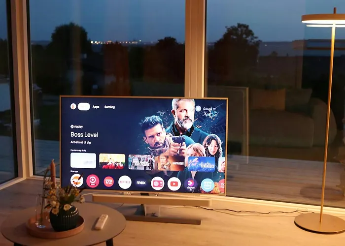 Family With Panoramic View Of Aarhus Bay *