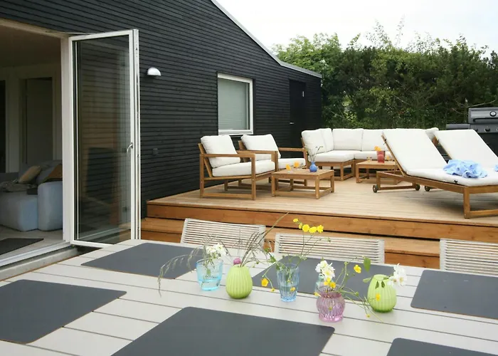 Family With Panoramic View Of Aarhus Bay *