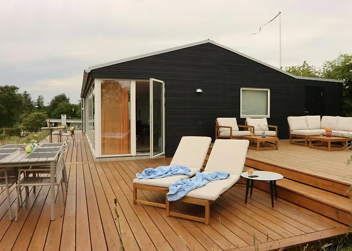 Family With Panoramic View Of Aarhus Bay *