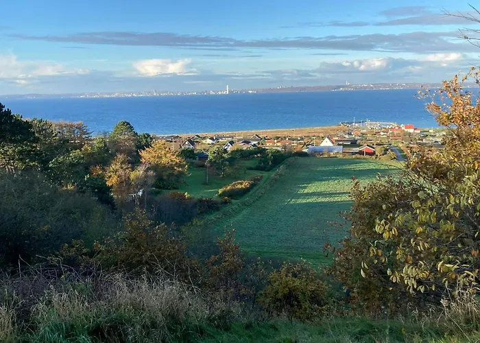 Family With Panoramic View Of Aarhus Bay * Knebel